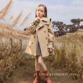 Jaqueta corta-vento feminino novo casaco de comprimento médio de alta qualidade